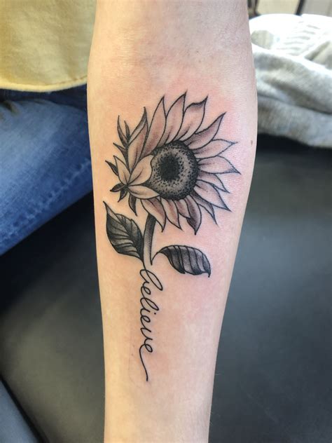 sunflower tattoo images